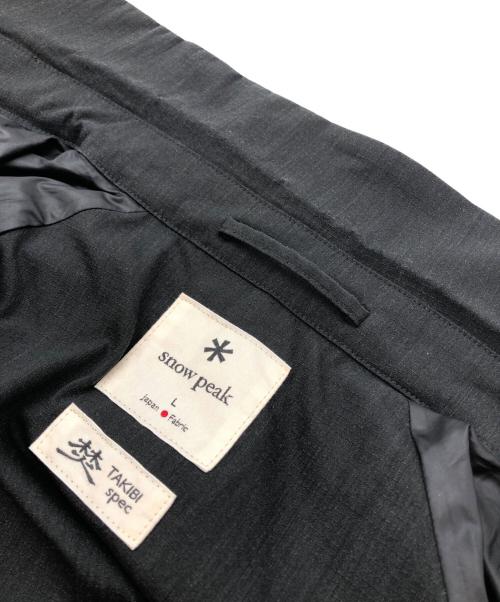 Snow peak（スノーピーク）snow peak (スノーピーク) Stretch FR Jacket ブラック サイズ:SIZE Lの古着・服飾アイテム