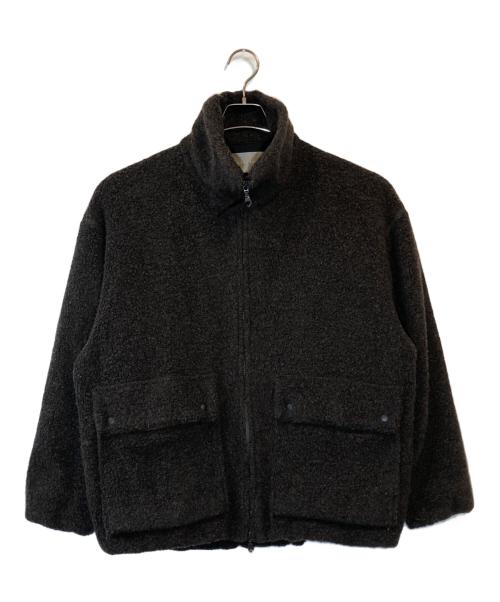 CURLY&Co.（カーリー）CURLY&Co. (カーリー) RECYCLED WOOL TUBE-NECK BLOUSON ブラウン サイズ:２の古着・服飾アイテム