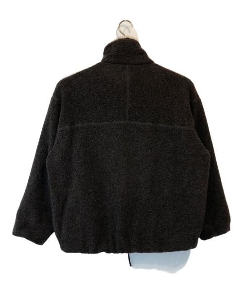 CURLY&Co.（カーリー）CURLY&Co. (カーリー) RECYCLED WOOL TUBE-NECK BLOUSON ブラウン サイズ:２の古着・服飾アイテム