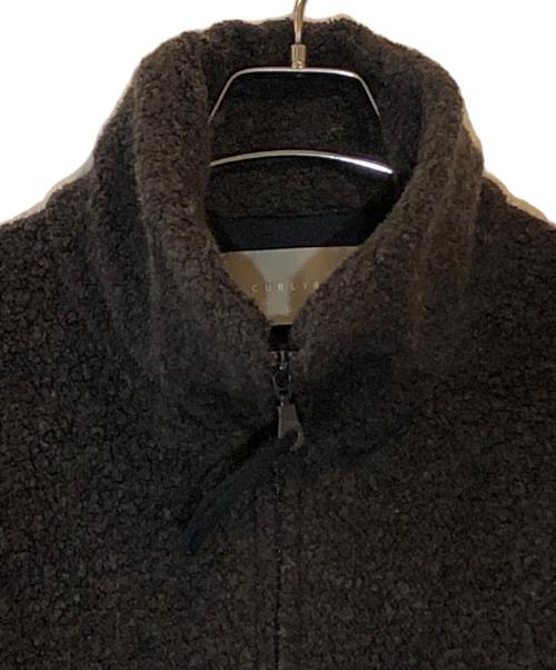 CURLY&Co.（カーリー）CURLY&Co. (カーリー) RECYCLED WOOL TUBE-NECK BLOUSON ブラウン サイズ:２の古着・服飾アイテム