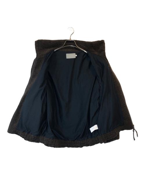 CURLY&Co.（カーリー）CURLY&Co. (カーリー) RECYCLED WOOL TUBE-NECK BLOUSON ブラウン サイズ:２の古着・服飾アイテム