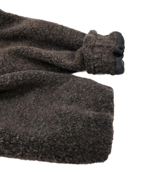 CURLY&Co.（カーリー）CURLY&Co. (カーリー) RECYCLED WOOL TUBE-NECK BLOUSON ブラウン サイズ:２の古着・服飾アイテム