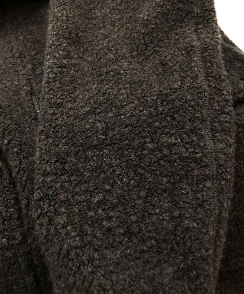 CURLY&Co.（カーリー）CURLY&Co. (カーリー) RECYCLED WOOL TUBE-NECK BLOUSON ブラウン サイズ:２の古着・服飾アイテム