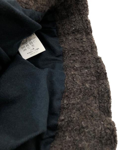 CURLY&Co.（カーリー）CURLY&Co. (カーリー) RECYCLED WOOL TUBE-NECK BLOUSON ブラウン サイズ:２の古着・服飾アイテム