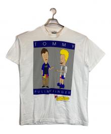 STANLEY DESANTIS（スタンリーデサンティス）の古着「BEAVIS AND BUTT-HEAD T-Shirt（ビーバス・アンド・バットヘッド）」｜ホワイト