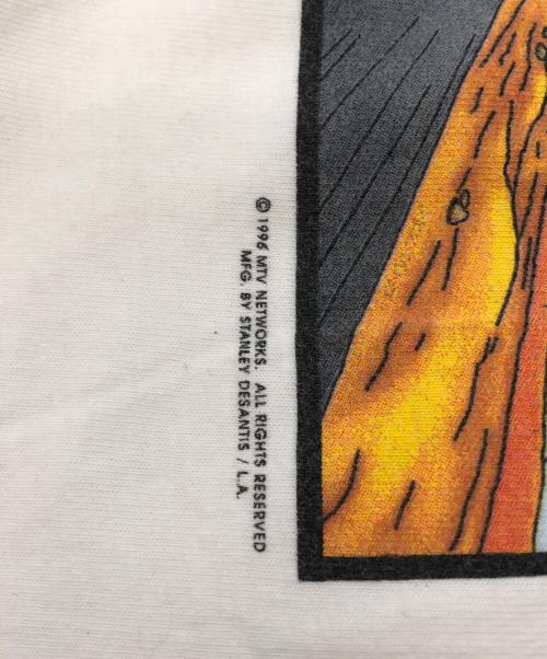 Beavis & Butt-Head（ビーバス・アンド・バットヘッド）Beavis & Butt-Head (ビーバス・アンド・バットヘッド) プリントTシャツ ホワイト サイズ:SIZE XLの古着・服飾アイテム