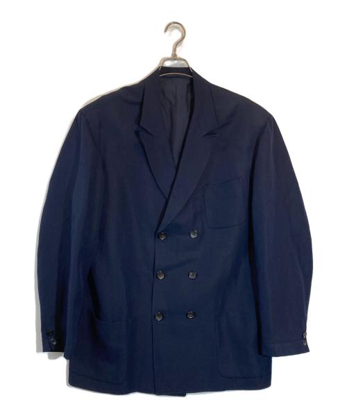 Yohji Yamamoto pour homme（ヨウジヤマモト プールオム）Yohji Yamamoto pour homme (ヨウジヤマモト プールオム) ダブルジャケット ネイビー サイズ:SIZE Mの古着・服飾アイテム