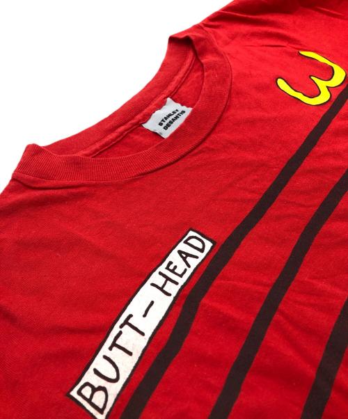 STANLEY DESANTIS（スタンリーデサンティス）STANLEY DESANTIS (スタンリーデサンティス) プリントTシャツ レッド サイズ:SIZE Lの古着・服飾アイテム