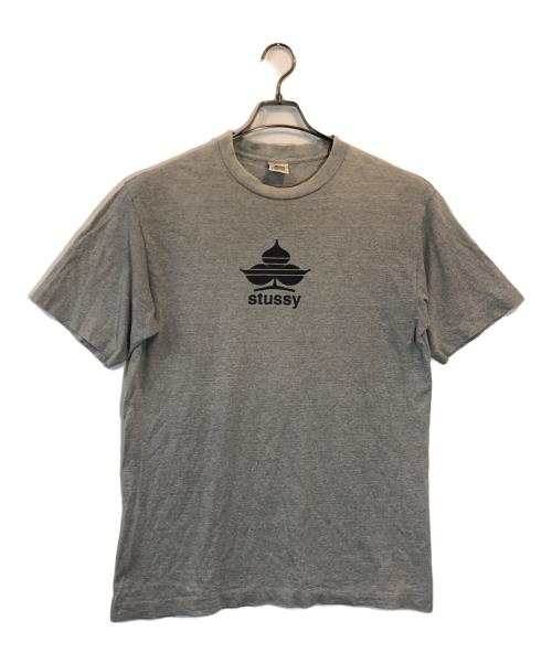 stussy（ステューシー）stussy (ステューシー) トランプTシャツ グレー サイズ:SIZE Lの古着・服飾アイテム