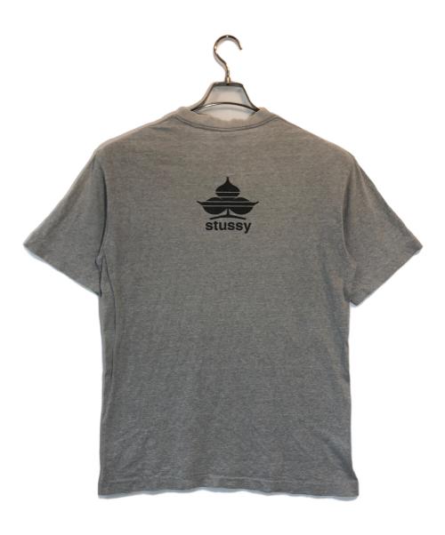 stussy（ステューシー）stussy (ステューシー) トランプTシャツ グレー サイズ:SIZE Lの古着・服飾アイテム