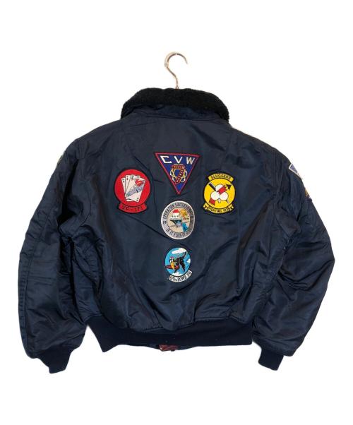 U.S AIR FORCE（ユーエスエアフォース）U.S AIR FORCE (ユーエスエアフォース) TYPE B-15C フライトジャケット ネイビー サイズ:SIZE 42の古着・服飾アイテム