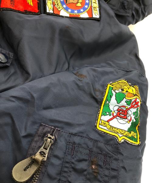 U.S AIR FORCE（ユーエスエアフォース）U.S AIR FORCE (ユーエスエアフォース) TYPE B-15C フライトジャケット ネイビー サイズ:SIZE 42の古着・服飾アイテム