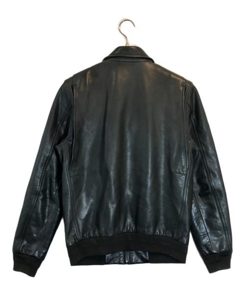 A.P.C.（アーペーセー）A.P.C. (アーペーセー) CarHartt (カーハート) Detroit Leather Jacket ブラック サイズ:SIZE Sの古着・服飾アイテム