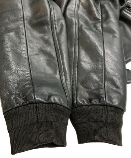 A.P.C.（アーペーセー）A.P.C. (アーペーセー) CarHartt (カーハート) Detroit Leather Jacket ブラック サイズ:SIZE Sの古着・服飾アイテム