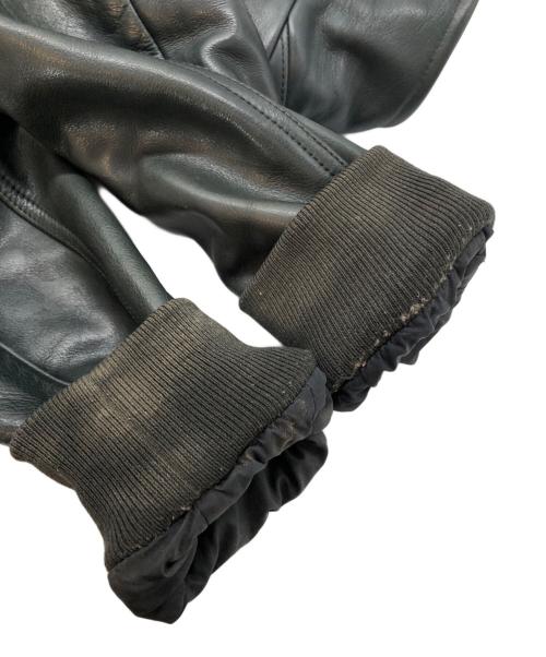 A.P.C.（アーペーセー）A.P.C. (アーペーセー) CarHartt (カーハート) Detroit Leather Jacket ブラック サイズ:SIZE Sの古着・服飾アイテム