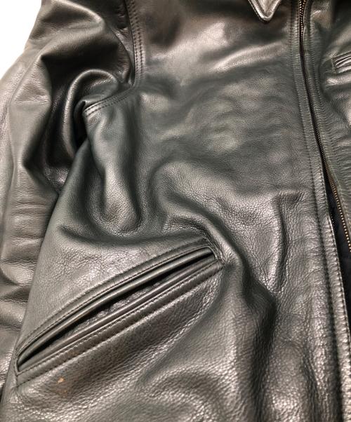 A.P.C.（アーペーセー）A.P.C. (アーペーセー) CarHartt (カーハート) Detroit Leather Jacket ブラック サイズ:SIZE Sの古着・服飾アイテム