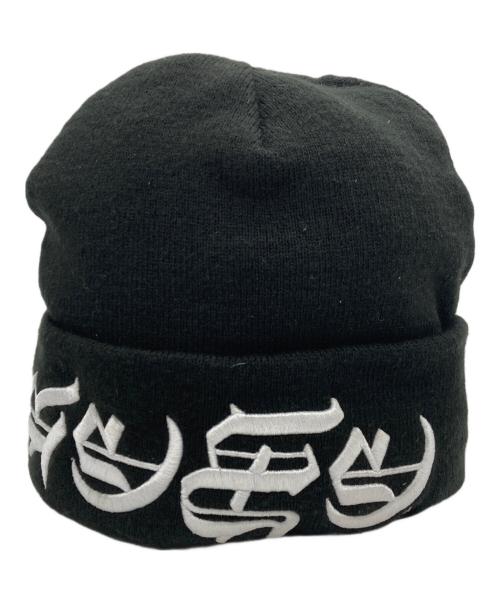 New Era（ニューエラ）New Era (ニューエラ) SUPREME (シュプリーム) Blackletter Beanie ブラック サイズ:FREEの古着・服飾アイテム