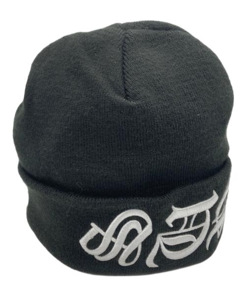 New Era（ニューエラ）New Era (ニューエラ) SUPREME (シュプリーム) Blackletter Beanie ブラック サイズ:FREEの古着・服飾アイテム
