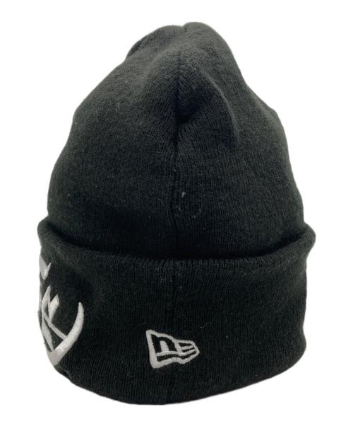 New Era（ニューエラ）New Era (ニューエラ) SUPREME (シュプリーム) Blackletter Beanie ブラック サイズ:FREEの古着・服飾アイテム