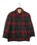 PENDLETONペンドルトン）の古着「タータンチェック リバーシブルジャケット」｜レッド