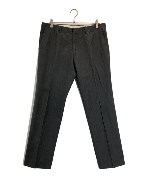 HERMES（エルメス）HERMES (エルメス) リネンコットンスラックス グレー サイズ:SIZE Sの古着・服飾アイテム