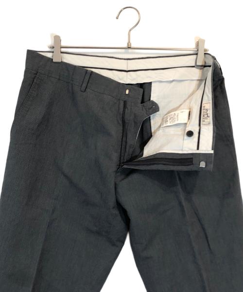 HERMES（エルメス）HERMES (エルメス) リネンコットンスラックス グレー サイズ:SIZE Sの古着・服飾アイテム