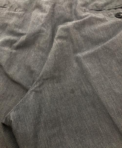 HERMES（エルメス）HERMES (エルメス) リネンコットンスラックス グレー サイズ:SIZE Sの古着・服飾アイテム