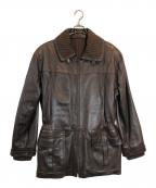 LOEWEロエベ）の古着「ラムレザージャケット」｜ブラウン