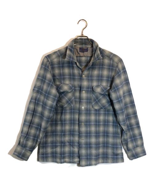 PENDLETON（ペンドルトン）PENDLETON (ペンドルトン) オンブレチェックボードシャツ ブルー サイズ:SIZE Lの古着・服飾アイテム