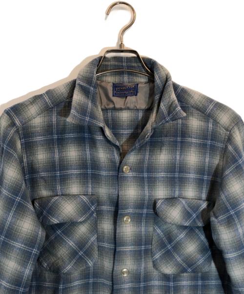 PENDLETON（ペンドルトン）PENDLETON (ペンドルトン) オンブレチェックボードシャツ ブルー サイズ:SIZE Lの古着・服飾アイテム