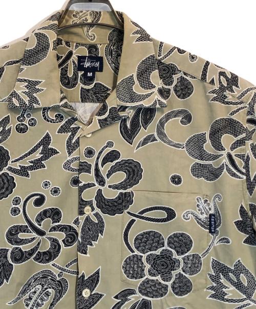 stussy（ステューシー）stussy (ステューシー) アロハシャツ ベージュ サイズ:SIZE Mの古着・服飾アイテム
