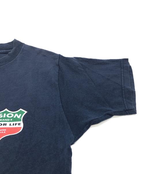 VISION STREET WEAR（ヴィションストリートウェアー）VISION STREET WEAR (ヴィションストリートウェアー) プリントTシャツ ネイビー サイズ:XLの古着・服飾アイテム