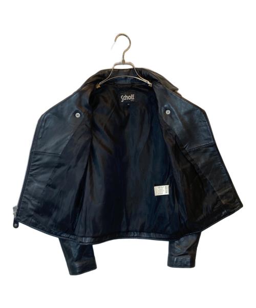 Schott（ショット）Schott (ショット) ライダースジャケット ブラック サイズ:XSの古着・服飾アイテム