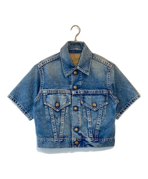 KOOKY ZOO（ク―キーズ―）KOOKY ZOO (ク―キーズ―) デニムショートスリーブジャケット インディゴ サイズ:０の古着・服飾アイテム