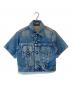 KOOKY ZOO（ク―キーズ―）の古着「デニムショートスリーブジャケット」｜インディゴ