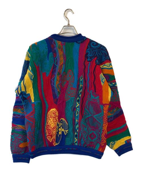 Coogi（クージー）Coogi (クージー) ウール3Dニット マルチカラー サイズ:Sの古着・服飾アイテム