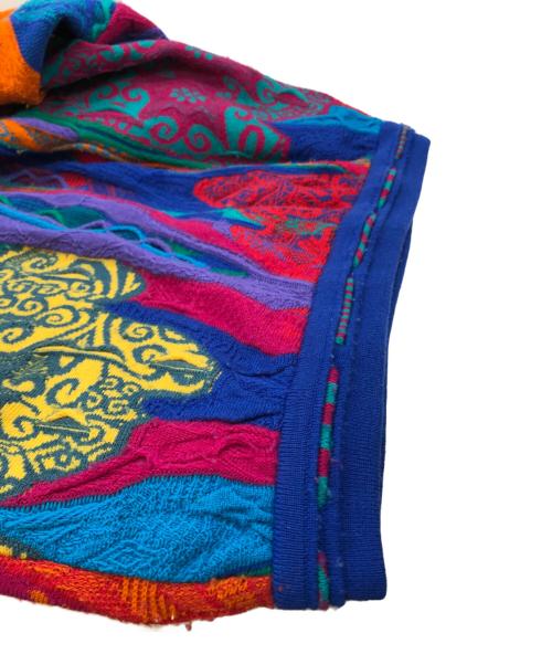 Coogi（クージー）Coogi (クージー) ウール3Dニット マルチカラー サイズ:Sの古着・服飾アイテム