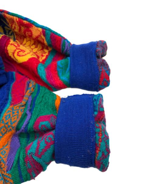 Coogi（クージー）Coogi (クージー) ウール3Dニット マルチカラー サイズ:Sの古着・服飾アイテム
