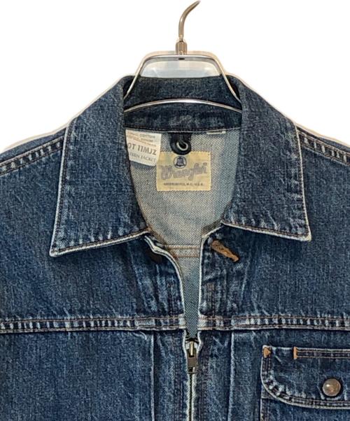 Wrangler（ラングラー）Wrangler (ラングラー) 復刻11MJZデニムジャケット インディゴ サイズ:MEDIUMの古着・服飾アイテム