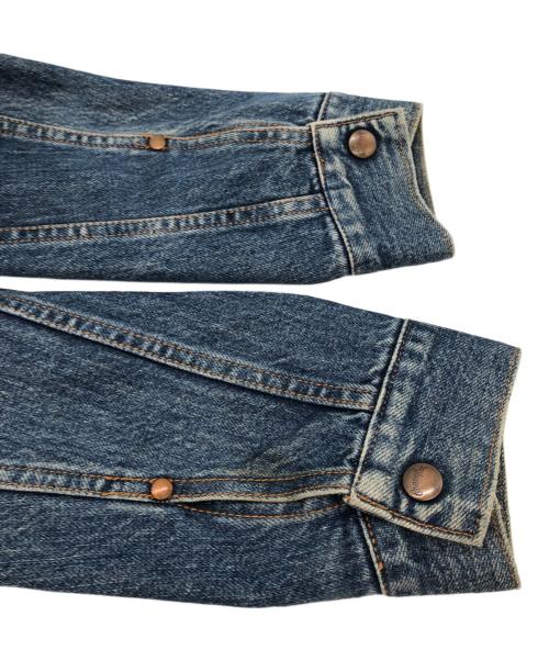 Wrangler（ラングラー）Wrangler (ラングラー) 復刻11MJZデニムジャケット インディゴ サイズ:MEDIUMの古着・服飾アイテム