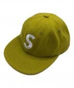SUPREMEシュプリーム）の古着「Wool S Logo 6Panel」｜黄緑