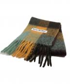 Acne studiosアクネ ストゥディオス）の古着「モヘアチェックスカーフ」｜マルチカラー