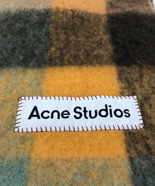 Acne studios（アクネ ストゥディオズ）ACNE STUDIOS (アクネ ストゥディオス) モヘアチェックスカーフ マルチカラー サイズ:250×28cmの古着・服飾アイテム