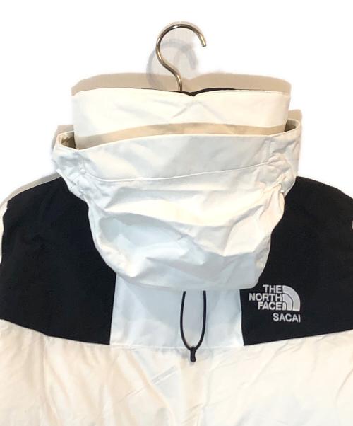 THE NORTH FACE（ザ ノース フェイス）THE NORTH FACE (ザ ノース フェイス) sacai (サカイ) フレアダウンジャケット ホワイト サイズ:Mの古着・服飾アイテム