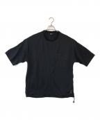 FOURTHIRTYフォーサーティー）の古着「S/S MESH BIG TEE」｜ブラック