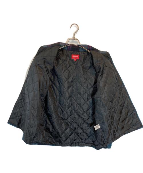 SUPREME（シュプリーム）Supreme (シュプリーム) Quilted Flannel Shirt グリーン サイズ:Sの古着・服飾アイテム