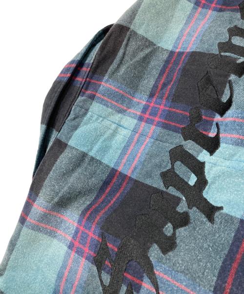 SUPREME（シュプリーム）Supreme (シュプリーム) Quilted Flannel Shirt グリーン サイズ:Sの古着・服飾アイテム