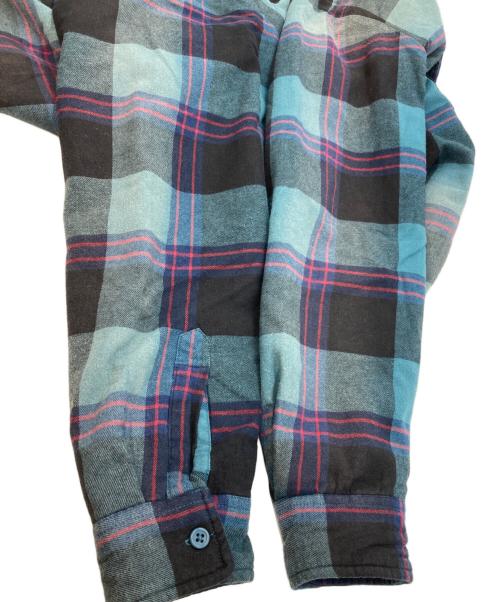 SUPREME（シュプリーム）Supreme (シュプリーム) Quilted Flannel Shirt グリーン サイズ:Sの古着・服飾アイテム