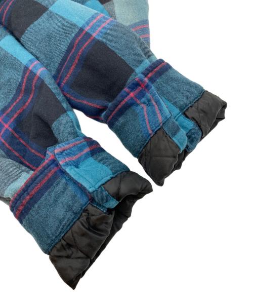 SUPREME（シュプリーム）Supreme (シュプリーム) Quilted Flannel Shirt グリーン サイズ:Sの古着・服飾アイテム