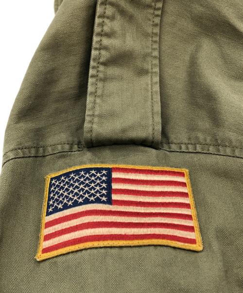 POLO RALPH LAUREN（ポロ・ラルフローレン）POLO RALPH LAUREN (ポロ・ラルフローレン) M65 ミリタリージャケット グリーン サイズ:Lの古着・服飾アイテム